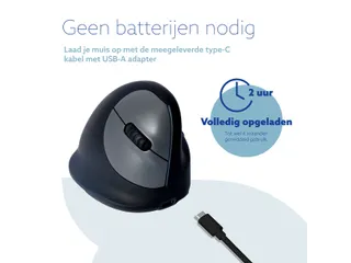 Ergonomische muis R-Go HE Break Large Rechts draadloos Zwart - 8