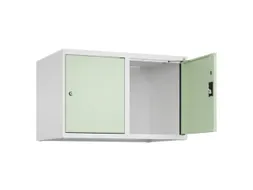 opzetkast,v. locker,2vak.,vak B 400mm,HxBxD 500x800x500mm,cilinderslot