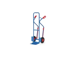 Steekwagen B1330P 300kg RAL5007 polyurethaan wielen - 1
