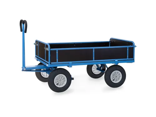 Handtrekwagens 6455l 1000kg 1600x900mm Multiplex Wanden Luchtbanden