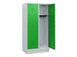 schoollocker,HxBxD 1630x800x500mm,2vak,vak B 400mm,cil.-slot,sokkel