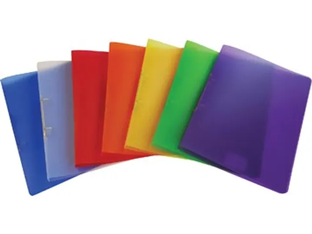 ringmap voor A4 PP 2 ringen van 16 mm assorti