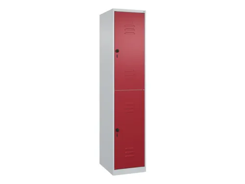 dubbeldekse locker,HxBxD 1850x400x500mm,1x2vak.,vak B 400mm
