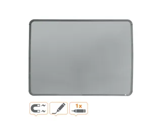 Whiteboard Nobo Slim Line 43x58cm Zilver - 9