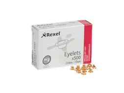 Rexel Eyelets Velos ringen Nr. 2 Koper 4.2mm