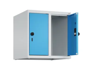 opzetkast,v. locker,2vak.,vak B 250mm,HxBxD 500x500x500mm,vleugeldeur - 2