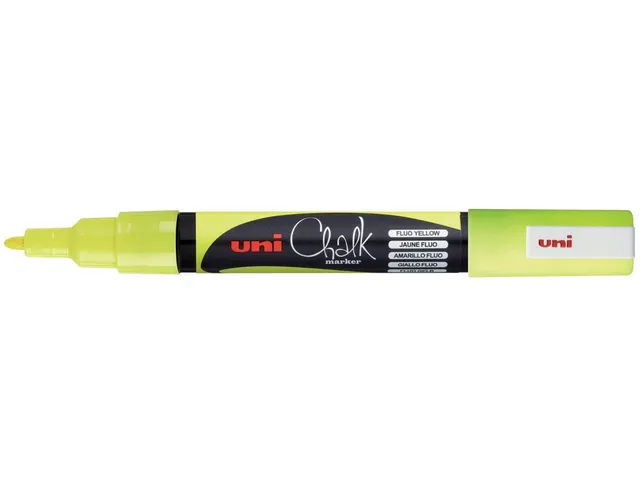 Uni-Ball Krijtmarker Fluo Geel 0.9-1.3mm