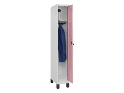 locker,HxBxD 1950x300x500mm,1vak,vak B 300mm,draaigrendel,voeten