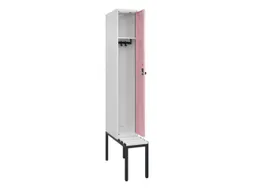 locker met bank,HxBxD 2120x300x815mm,1vak,vak B 300mm,draaigrendel