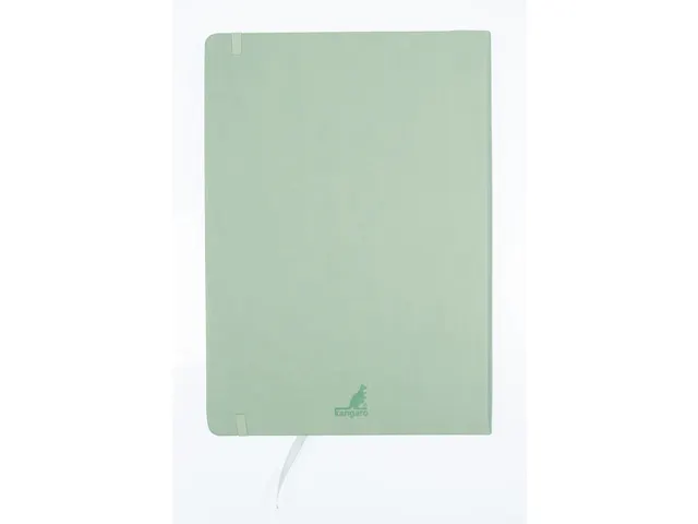 Schetsboek Kangaro A4 mint PU HC 80 blad 140gr roomwit met elastiek en