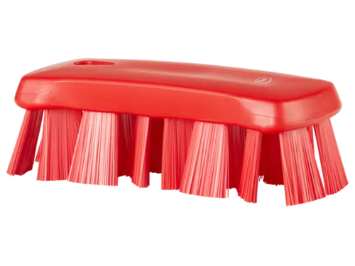 Vikan 3891-4 UST Kleine Werkborstel Harde vezel 176mm Rood