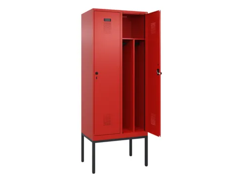 locker voor scheiding van kleding,HxBxD 2120x800x500mm,2vak