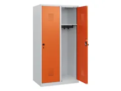 schoollocker,HxBxD 1530x800x500mm,2vak,vak B 400mm,draaigrendel