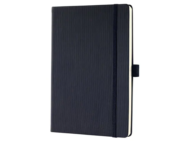 Notitieboek Conceptum Pure A5 zwart 5mm ruit hardcover. Genummerde pag