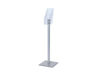 Brochurehouder Quantore met standaard 4x 110x140x30mm - 2