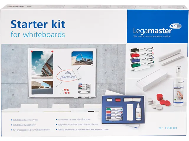 Kit de démarrage tableau blanc Legamaster 27 pièces