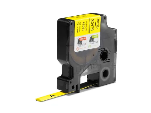 Labeltape Dymo 18054 Rhino industrieel krimpkous 9mm zwart op geel