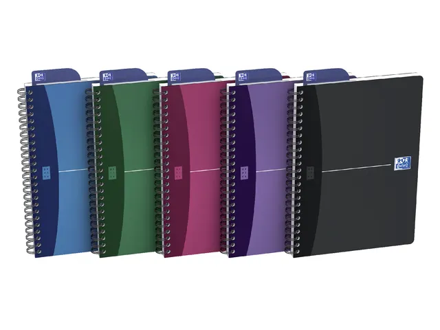 Spiraalblok Oxford Urban Mix A5 90vel Gelinieerd Assorti