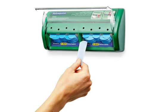 Salvequick Blue X-Ray Detectable-pleister 510003320 4 stuks