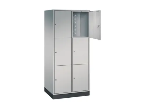 grootvolume-lockersysteem,HxBxD 1950x820x600mm,2x3vakken,cil.-slot