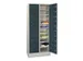 Armoire à Linge 1850x770x500 2x10 Cases Corps Ral7035 Portes Ral7016