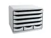 Store-box Mini Ladenblok 7 Laden Grijs
