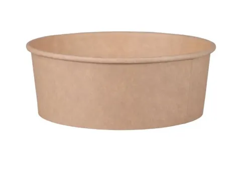 Maaltijdkom KartonmetPP 1300ml bruin doos 6x50st