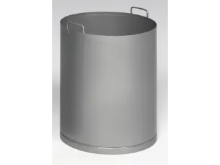Binnenbak,V. Combi-Asbak 50L,Staal,Zilverkleurig - 1