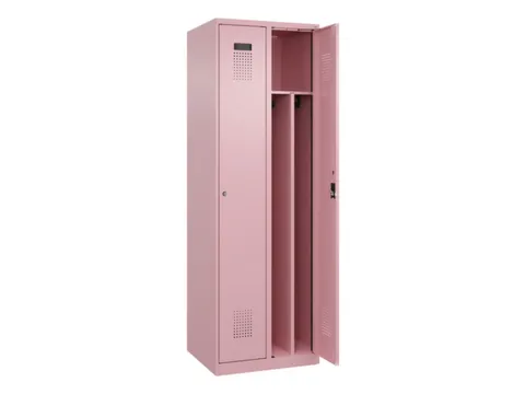 locker voor scheiding van kleding,HxBxD 1850x600x500mm,2vak