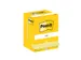 Memoblok Post-it 657 76x102mm geel 12 stuks