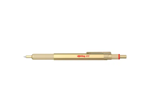Balpen rOtring 600 medium goud