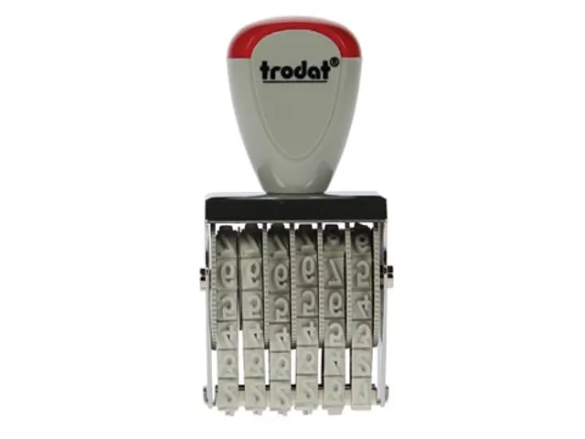 Trodat Nummerstempel Classic Line 6 Cijfers