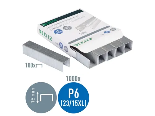 Nieten Leitz 23/15 XL Verzinkt 1000stuks