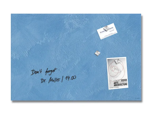 Glas Magneetbord Sigel Artverum Blue Structure Mat 60x40cm