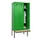 locker met bank,HxBxD 2120x900x815mm,3vak,vak B 300mm,draaigrendel