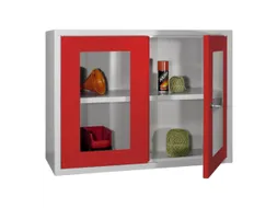 Hangkast 600x800x300mm Achterwand Glad Ral 7035 Front Ral 3000