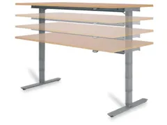 Elektrisch in hgte vst. zit-sta-bureau,decor beuken