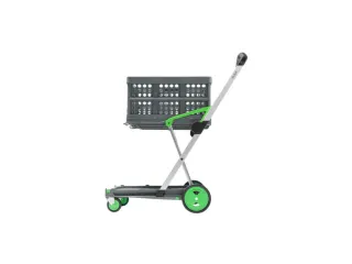 vouwbare winkelwagen,draagverm. 60kg,2etage(s),HxLxB 1025x890x550mm - 36