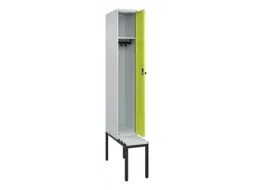 locker met bank,HxBxD 2120x300x815mm,1vak,vak B 300mm,draaigrendel