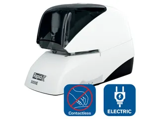 Nietmachine Rapid Elektrisch 5050E 50vel wit/zwart contactloos - 16