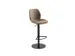 tabouret de bar,assise H 525-775mm,assise tissu sable chiné