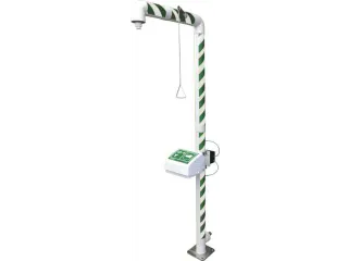 Plens-/Oogdouche,Wasbak M. Afdekking,80L/Min,Aansluiting 1 1/4 Inch Bi - 1