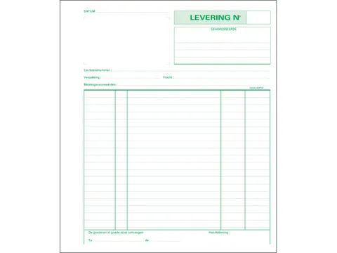 leveringen 21 x 18 cm tripli Nederlandstalig