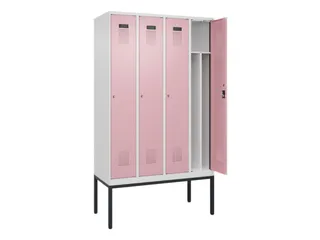 locker voor scheiding van kleding,HxBxD 2120x1200x500mm,4vak - 1