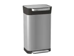 Pedaalemmer Intelligent Waste Titan mat RVS Zwart 30 liter