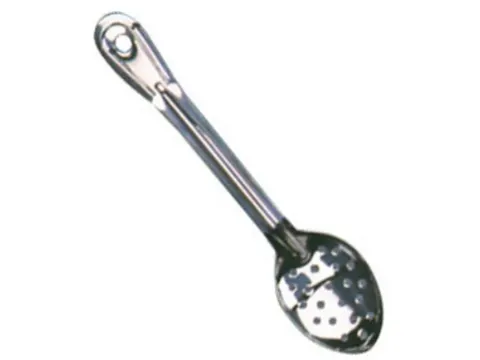 RVS Geperforeerde Serveerlepe l 33cm per stuk