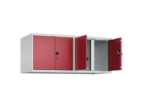 opzetkast,v. locker voor scheiding van kleding,4vak.,vak B 300mm
