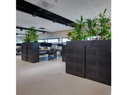 Plantenbak voor schuifdeurkast Claudius N 160 cm Zwart