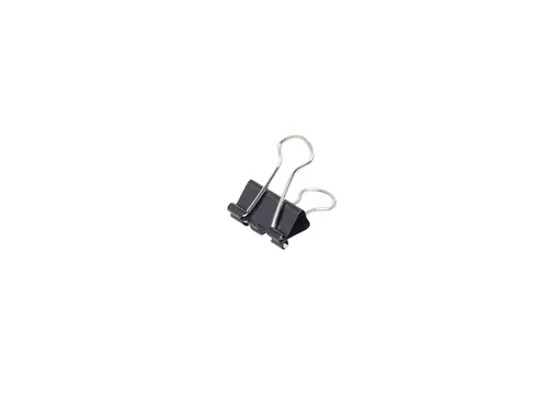 Papierklem MAUL 213 foldback 19mm capaciteit 7mm zwart