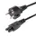Laptop Stroomkabel 3 Meter EU Schuko Plug naar C5 Clover Leaf